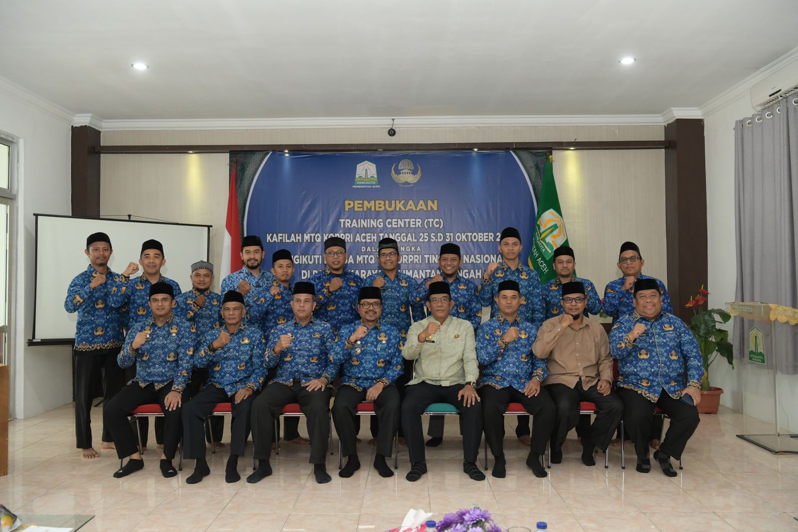 Optimalisasi Persiapan: Training Center Kafilah MTQ Korpri Aceh Menuju Sukses di Ajang Nasional Palangkaraya