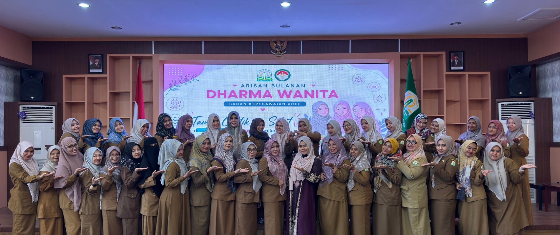 Pertemuan Rutin DWP BKA Bahas Gizi Keluarga dan Rencana Aksi Sosial