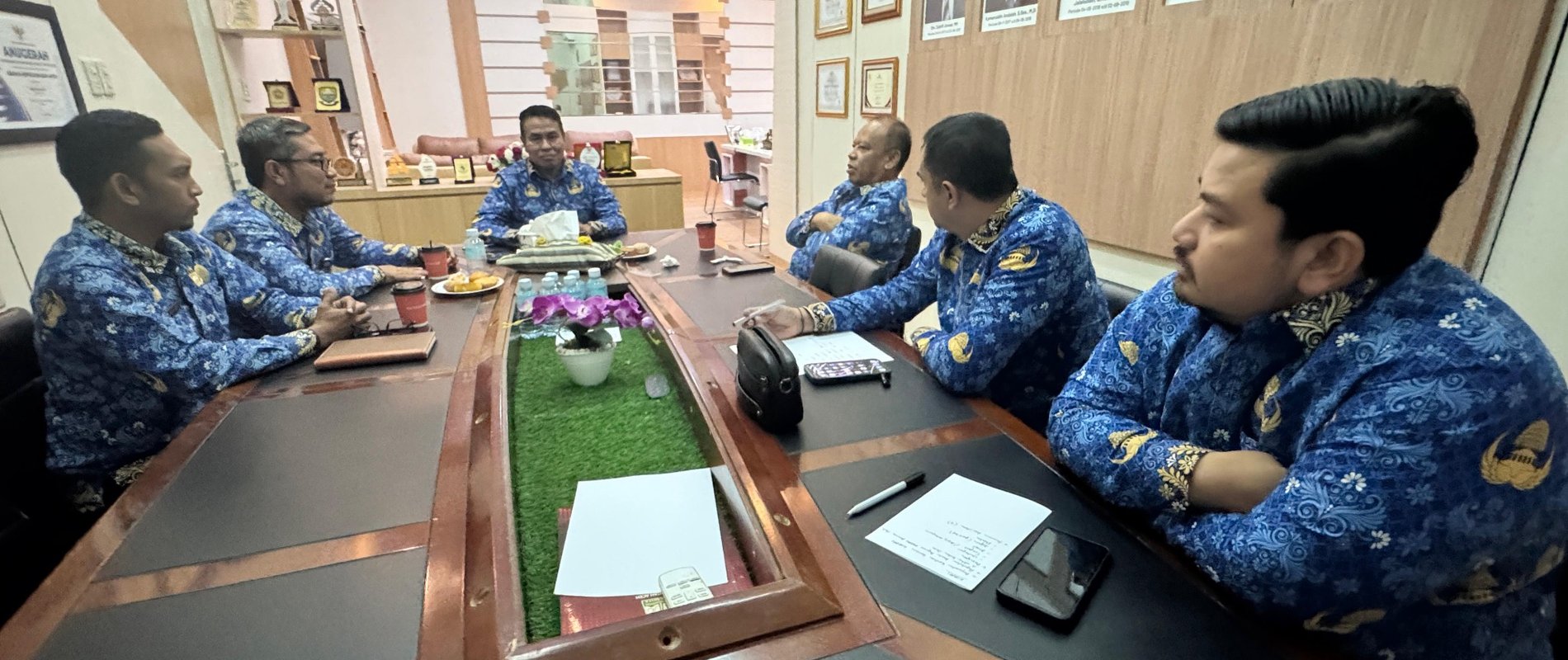 Sinergi BKA dan Kanreg XIII BKN Aceh Bahas Persiapan Pengukuhan Pengurus KORPRI Aceh dan Penyaluran Bantuan Korban Bencana