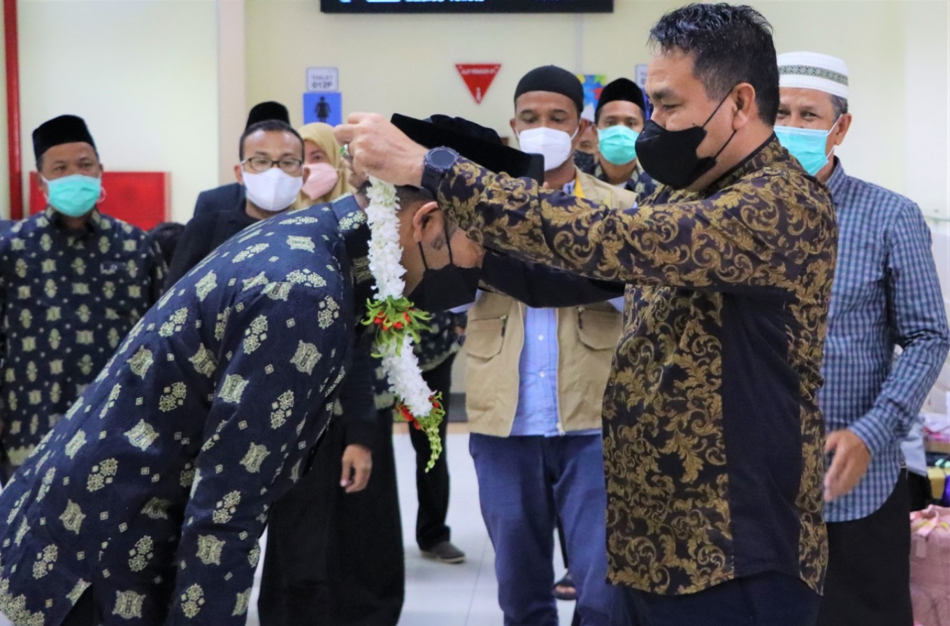 foto 03 - penyambutan kafilah MTQ KORPRI 2021